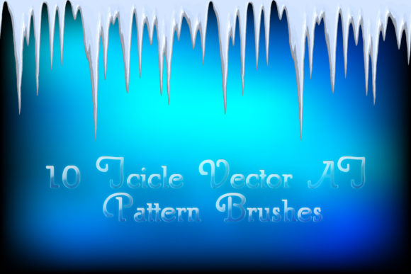 Capture Winter Magic with Icicle Xmas Brushes