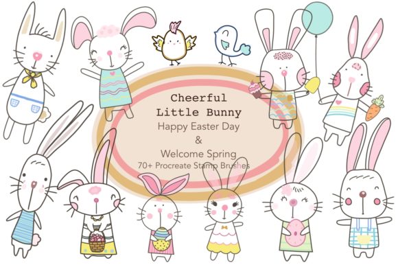 Evaluating the Cheerful Little Bunny Procreate Brushes for Spring Design Projects
