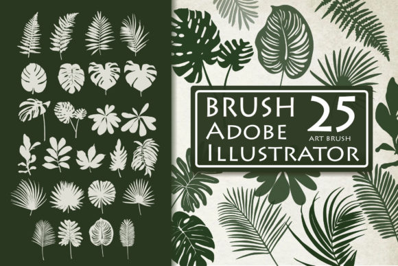 Evaluating Tropical Leaves Brushes for AI in Digital Design Workflows