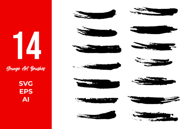 Master Messy Aesthetics with 14 Grunge Art Brushes