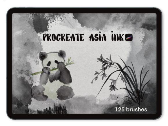 Mastering Digital Calligraphy with Procreate Asia Ink 125 Brushes