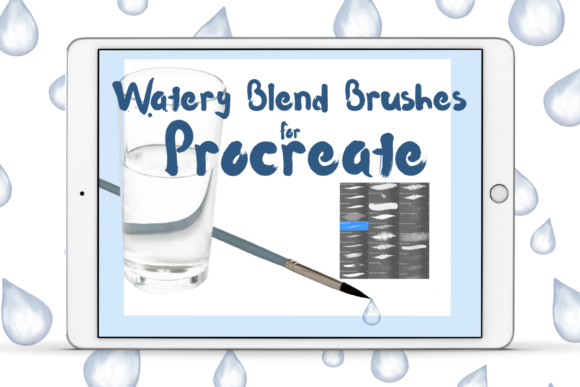 Mastering Fluid Digital Art with Watery Blend Brushes for Procreate X 26