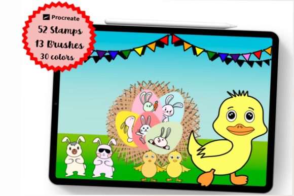 Mastering Your Spring Designs with Procreate Easter Bunny Brushes