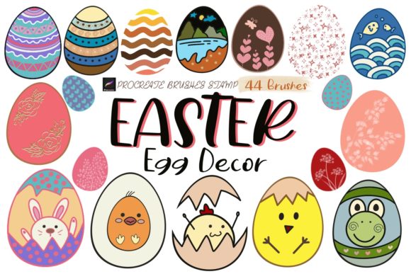 Maximizing Spring Design Projects with the Easter Egg Decor Procreate Brushes Stamp Set
