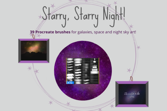 Starry Night Procreate Brushes & Palettes Guide