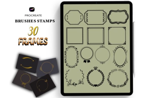 Strategic Design Efficiency: Leveraging Procreate Frame Stamp Brushes for Professional Results