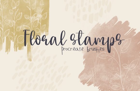 Strategic Design Enhancement with Floral Stamps Procreate Brushes