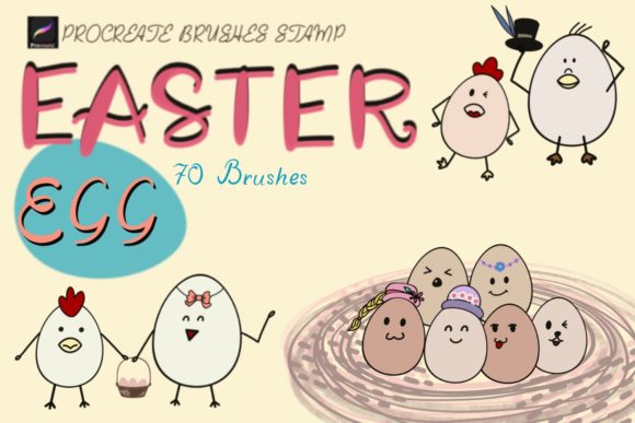 Strategic Visual Assets: Leveraging the EASTER EGG Procreate Brushes Stamp for Professional Design