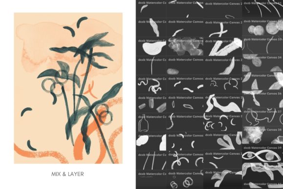 Transform Your Digital Canvas with ProCreate Watercolor Floral Brushes