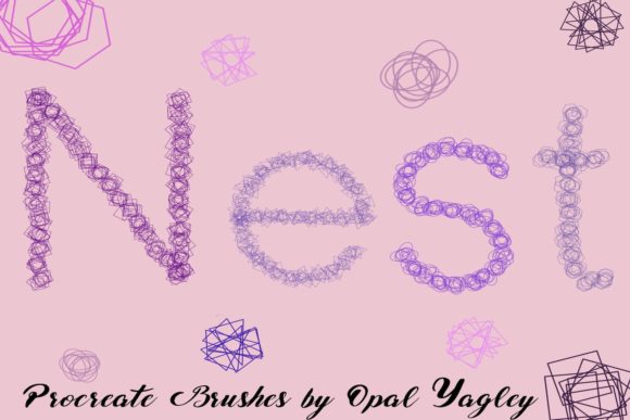 Unlocking Abstract Potential with Nest - 18 Abstract Procreate Brushes