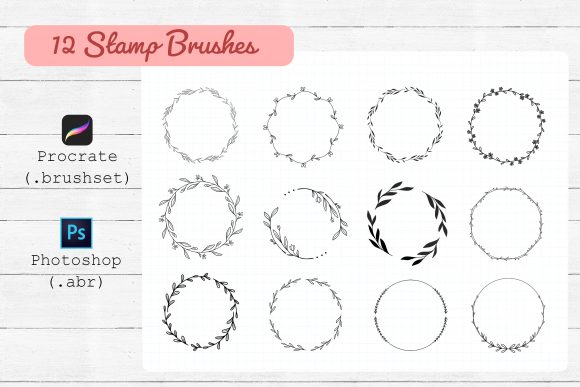 Unlocking Creative Freedom with 12 Wreath Brushes for Procreate and Photoshop